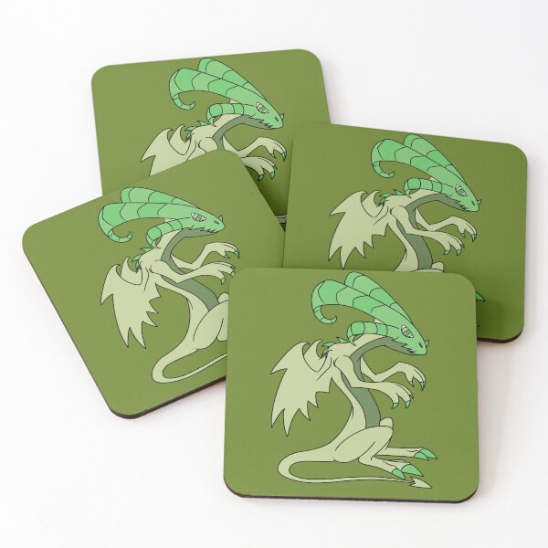 Item preview, Little Four-Horned Dragon (Light Green Version) designed and sold by NoNameHere125.