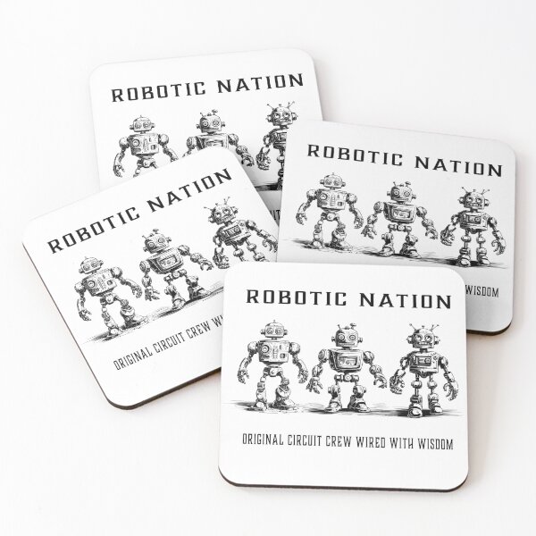 Item preview, Robotic Nation 8 Black designed and sold by SteadyRolling.
