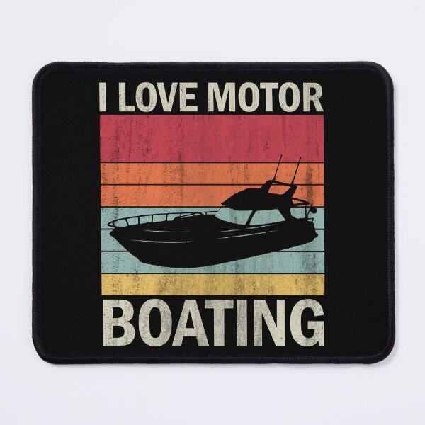 Item preview, I Love Motor Boating Funny Boater Vintage T-shirt designed and sold by KGN CREATIVITY.