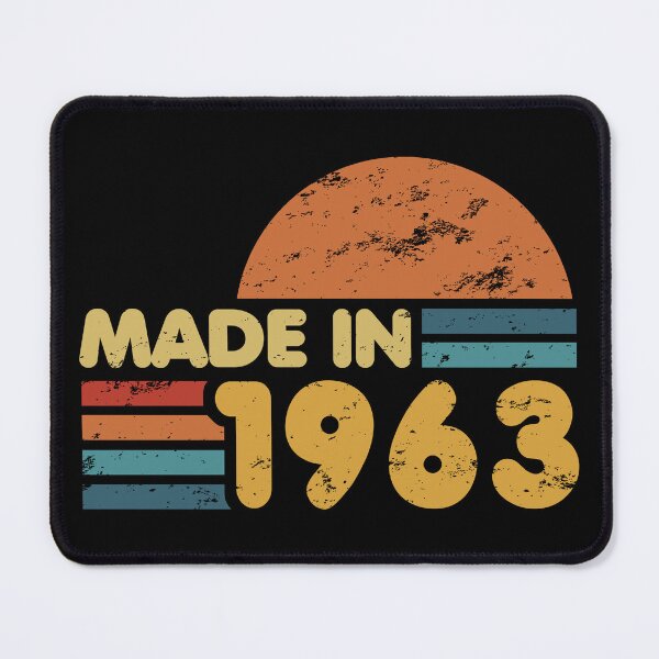 Item preview, Made In 1963 Retro 60th Birthday designed and sold by thepixelgarden.