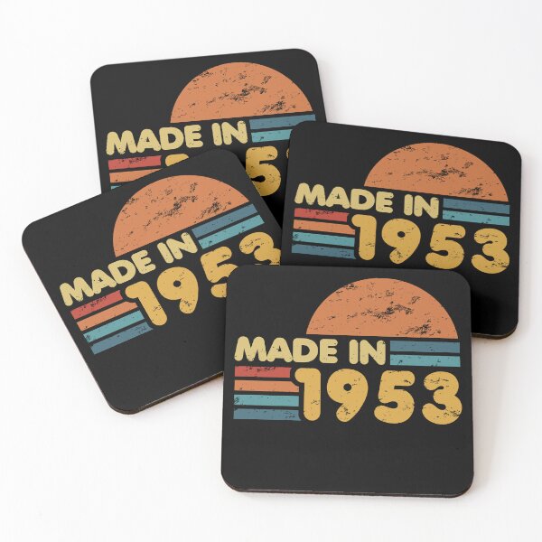 Item preview, Made In 1953 Retro 70th Birthday designed and sold by thepixelgarden.