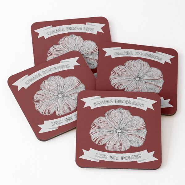 Item preview, Poppy Canada Remembers Lest We Forget Remembrance Day designed and sold by H3designs.