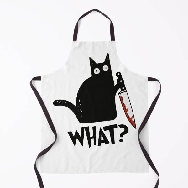 Item preview, Cat What Murderous Black Cat With Knife Gift designed and sold by AngelitaWisozk.