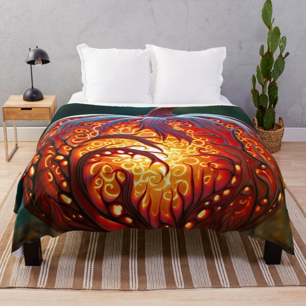 Item preview, linecut cyber psychedelic holiday pumpkin designed and sold by dcrc.