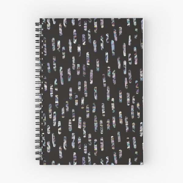 Item preview, Colorful striped pattern black background designed and sold by AnaTZ.