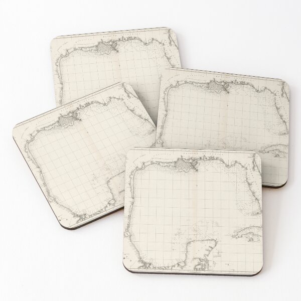 Item preview, Vintage Map of The Gulf of Mexico (1799) designed and sold by BravuraMedia.