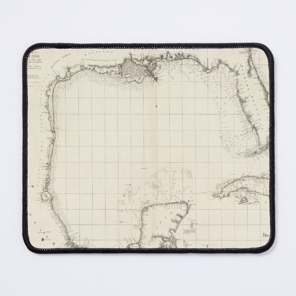 Item preview, Vintage Map of The Gulf of Mexico (1799) designed and sold by BravuraMedia.