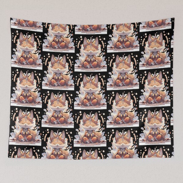 Item preview, egyptian monk fox designed and sold by DuvalAubr.