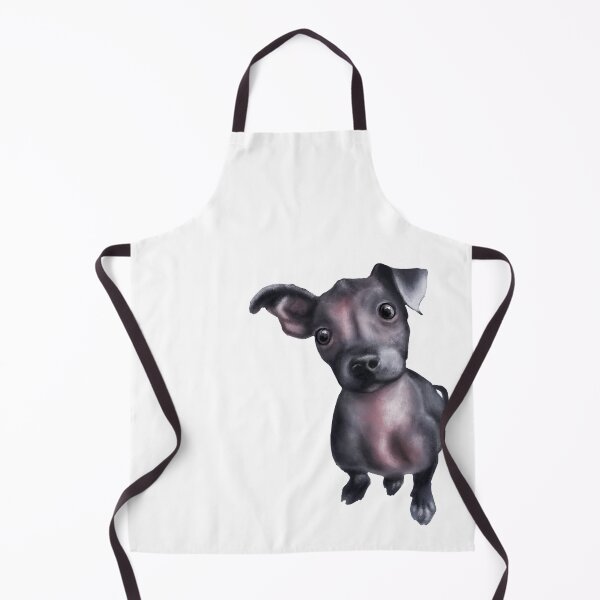 Item preview, Xoloitzcuintli (Xolo) dog digital painting designed and sold by Funsize-Art.