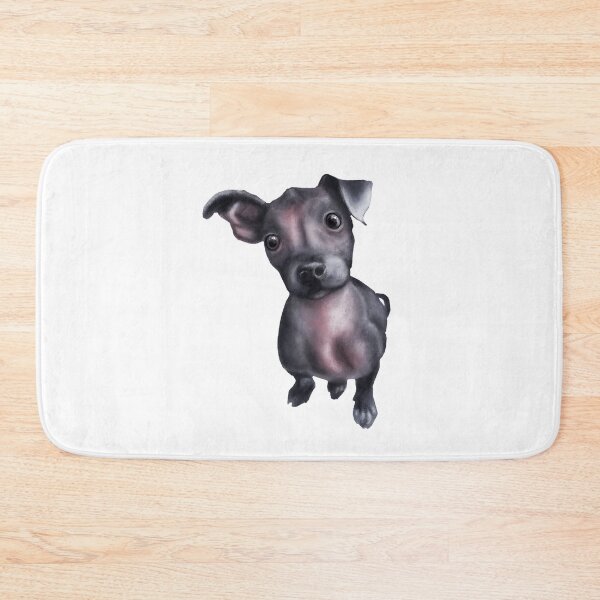 Item preview, Xoloitzcuintli (Xolo) dog digital painting designed and sold by Funsize-Art.