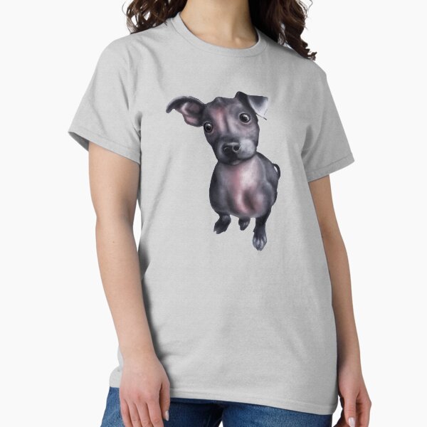 Vista previa del artículo con la obra «Pintura digital de perro Xoloitzcuintli (Xolo)», diseñado y vendido por Funsize-Art.