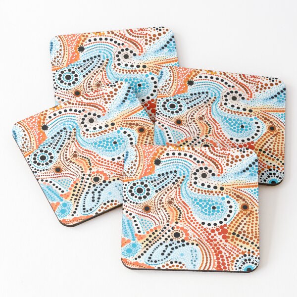 Item preview, Aboriginal Dot Art Pattern Lively designed and sold by Nicholas Panek.