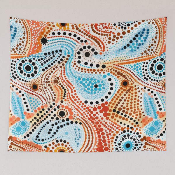 Item preview, Aboriginal Dot Art Pattern Lively designed and sold by Nicholas Panek.
