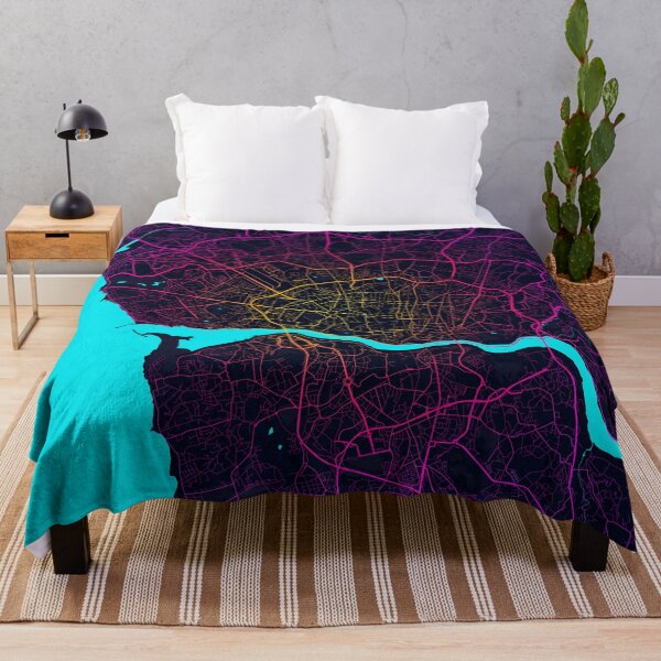 Item preview, Mapa de la ciudad de Oporto de Portugal - Neón designed and sold by deMAP.