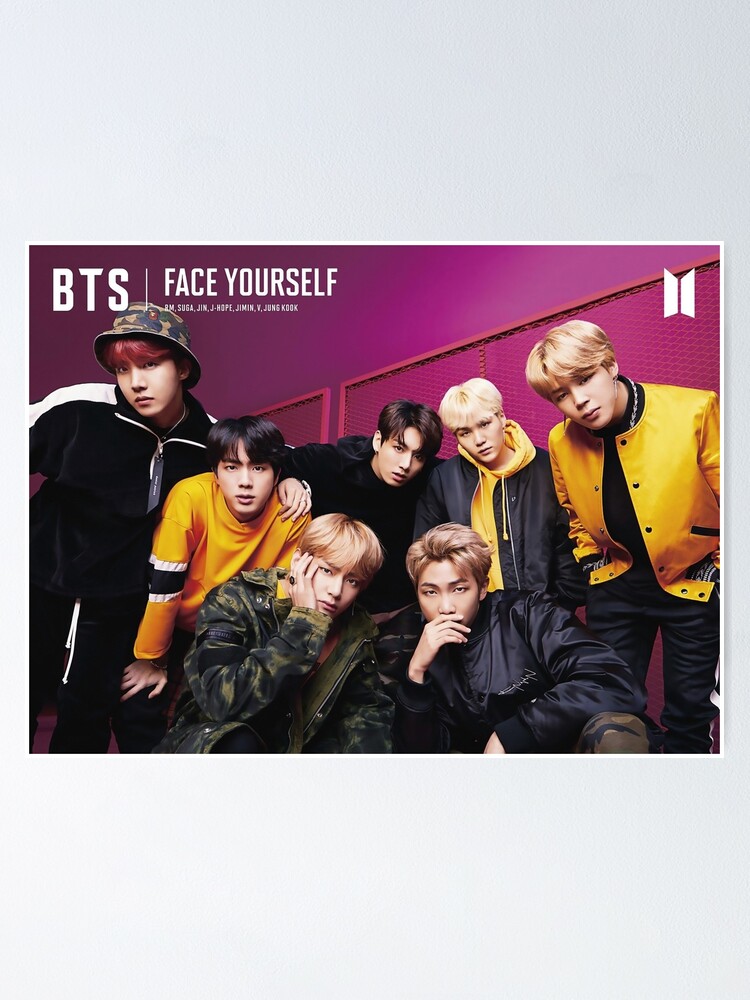 Bts Face Yourself V2 Poster Von Jogtest Redbubble