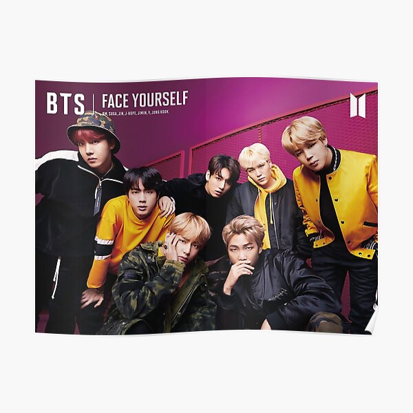 Bts Face Yourself V2 Poster By Jogtest Redbubble
