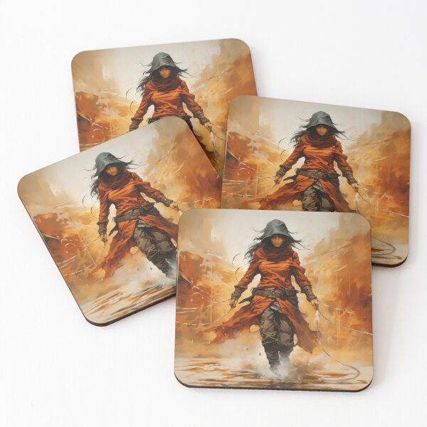 Item preview, Female Warrior Of The Futuristic Apocalypse designed and sold by Quips-n-Gifts.