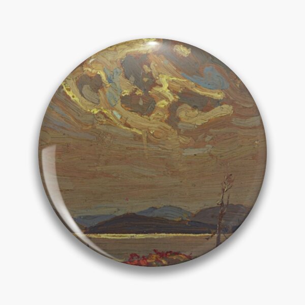 Artikelvorschau, Hills and Swirling Sky (1915) von Tom Thomson. entworfen und verkauft von IORI-PROFILER.