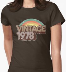 Camiseta entallada para mujer Vintage 1978 cumpleaños apenado