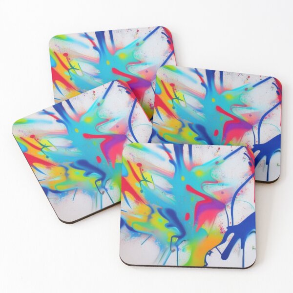 Item preview, Abstract Paint Splatter on White designed and sold by calibrit.