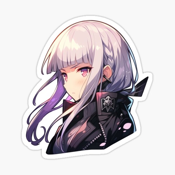 "Kirigiri - Danganronpa" Sticker for Sale by SchellStation | Redbubble