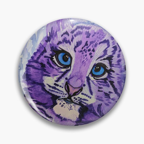 Item preview, Purple Snow Cloud Leopard Cub designed and sold by lmcarruth.