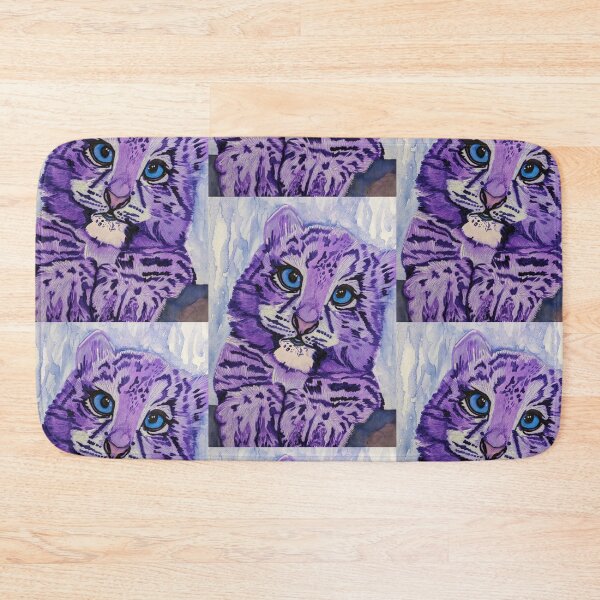 Item preview, Purple Snow Cloud Leopard Cub designed and sold by lmcarruth.