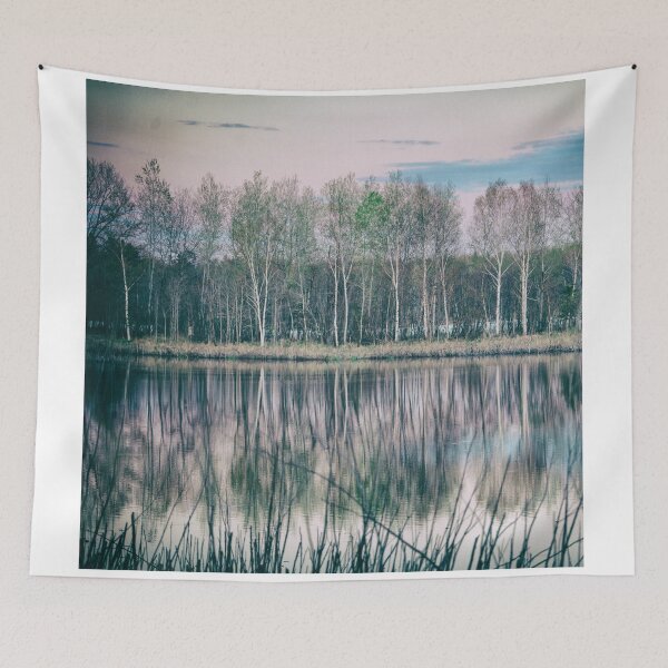 Item preview, Pastel Tree Reflection In The Water, Minnesota designed and sold by Amy Louhela.