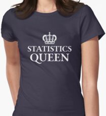 Statistics Queen Women's Fitted T-Shirt