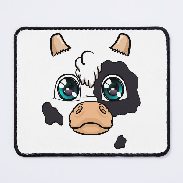 Item preview, Cow Cartoon Chibi Face designed and sold by chimeraclub.
