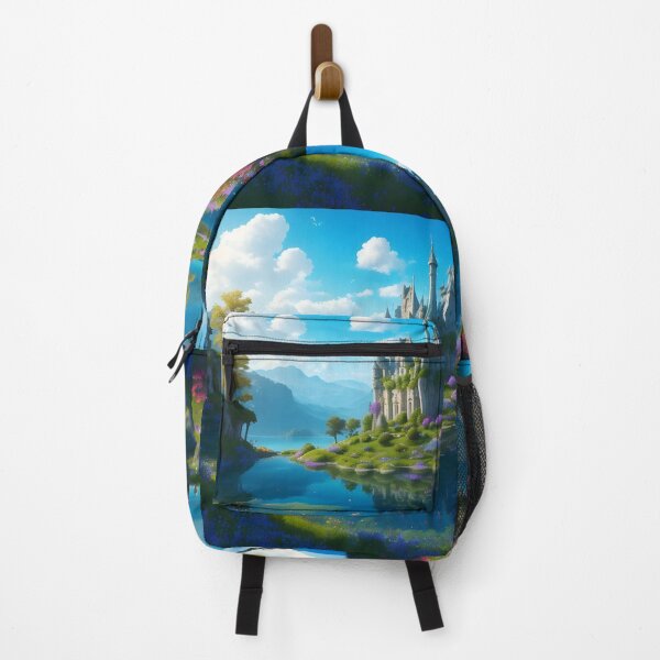 Item preview, The castle with blue lake designed and sold by PatDoArt.