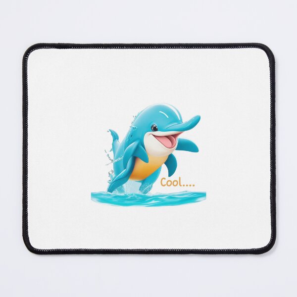 Item preview, Clipart of a cute little smiling dolphin. designed and sold by Vegasstickers.