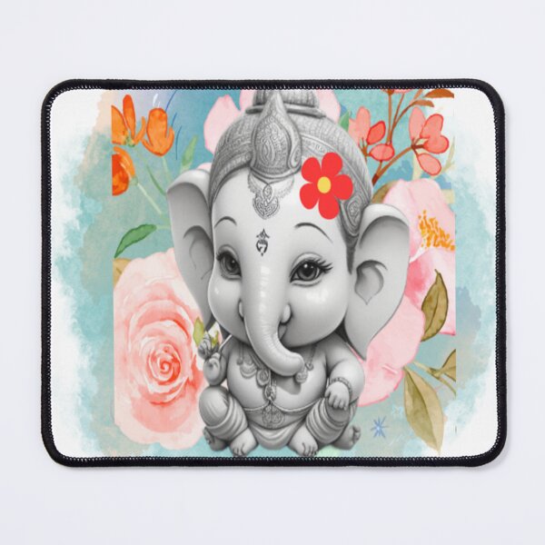 Item preview, Cute Little Ganesha designed and sold by Ruthrasankar.
