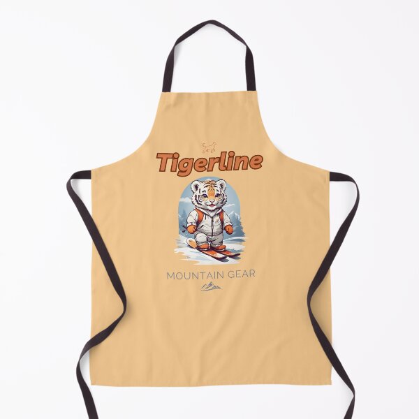Item preview, Cool tiger cub on skiies in the mountains logo for kids designed and sold by CedricNorbinho.