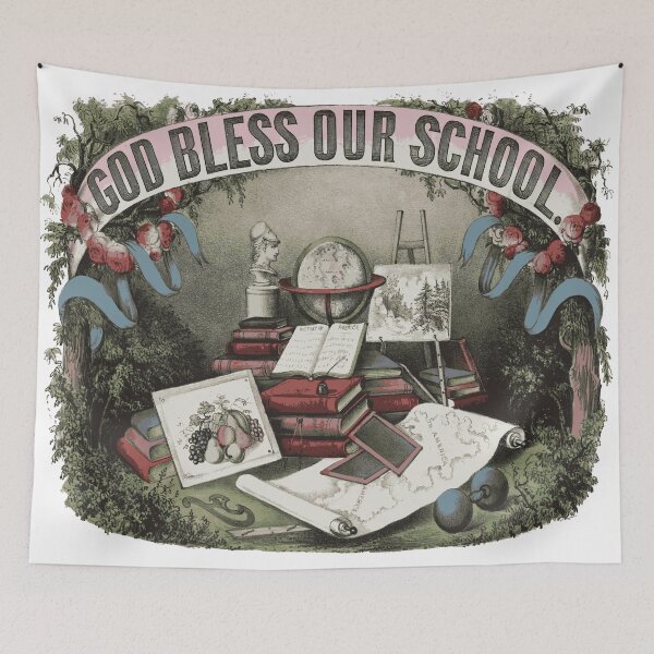 Item preview, GOD BLESS OUR SCHOOL Pop Art designed and sold by Bruce ALMIGHTY Baker.
