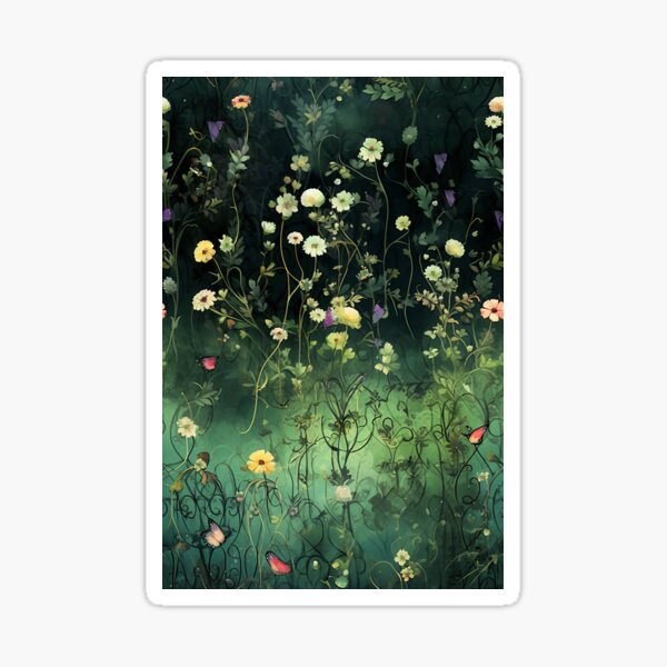 Calundra - Romantic Flowers (1/4) Sticker