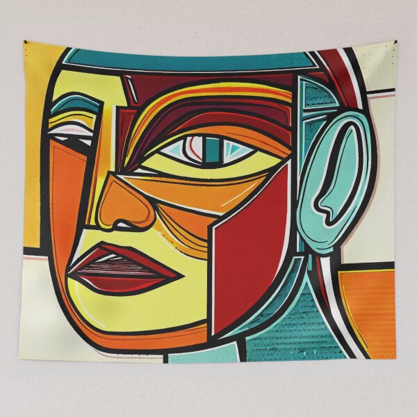 Item preview, Cubist Facet Artwork designed and sold by deepakrode7.