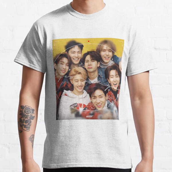 Kpop GOT7 Call my Name T-shirt Casual Short Sleeve Crew Collar Tops Tee N244 Kpop GOT7 Call my Name T-shirt Casual Short Sleeve Crew Collar Tops Tee N244