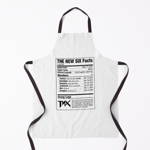 Item preview, TNX THE NEW SIX Kpop Nutritional Facts 2 designed and sold by skeletonvenus.