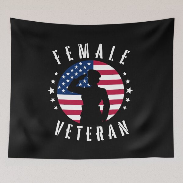 Item preview, Saluting Her Service: USA Flag Tribute Women's Tee designed and sold by relso.