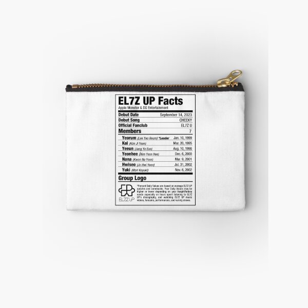 Item preview, EL7Z UP Kpop Nutritional Facts 2 designed and sold by skeletonvenus.