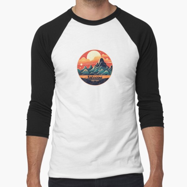 Camiseta ¾ estilo béisbol