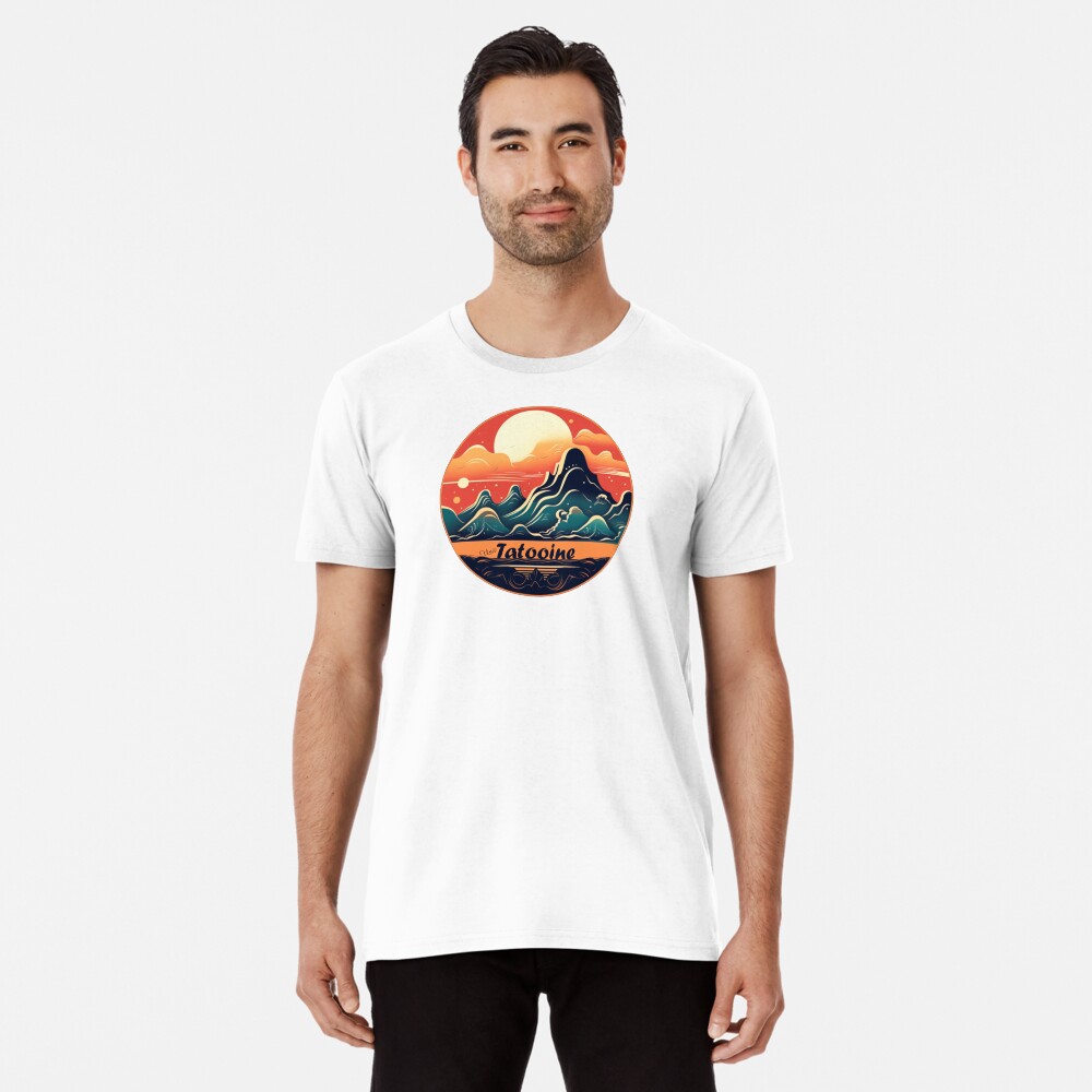 Vista previa del artículo con la obra «Camiseta premium», diseñado y vendido por NoobsDesign.