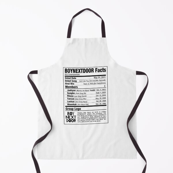 Item preview, BND BOYNEXTDOOR Kpop Nutritional Facts 2 designed and sold by skeletonvenus.