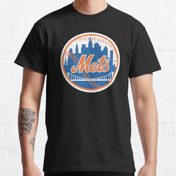 Vintage Logo 7 New York Mets T-Shirt Adult Medium