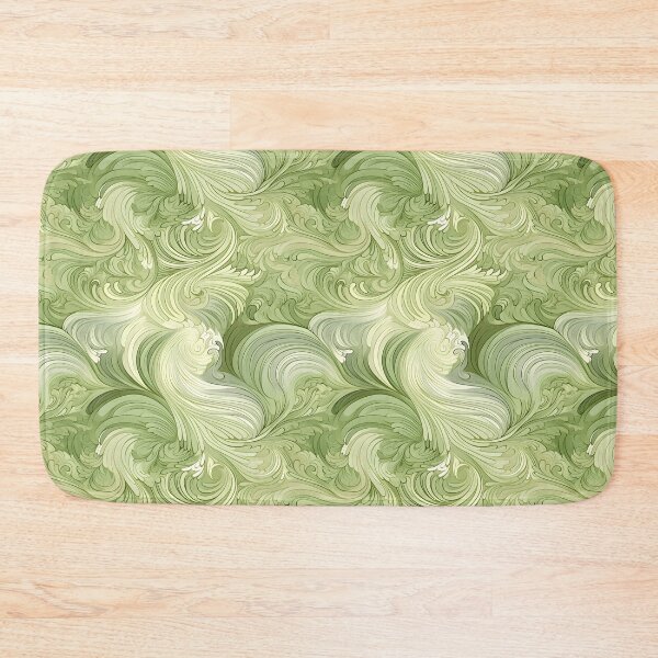 Item preview, Whirlpool Pattern #2 Light Green Earthy Tones designed and sold by ARTficiallyAnon.