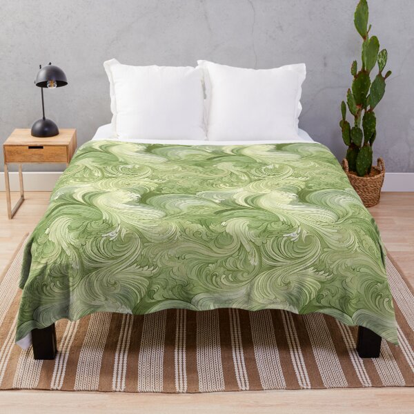 Item preview, Whirlpool Pattern #2 Light Green Earthy Tones designed and sold by ARTficiallyAnon.