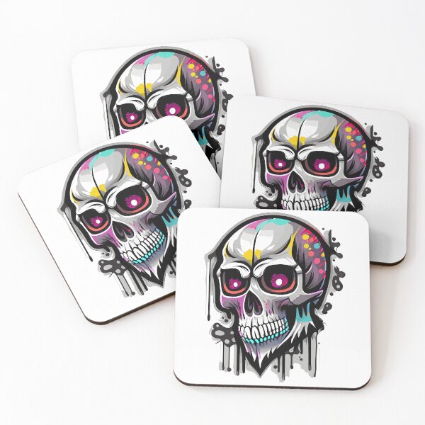 Item preview, Skull Graffiti style - T-Shirt designed and sold by PrintyArts.