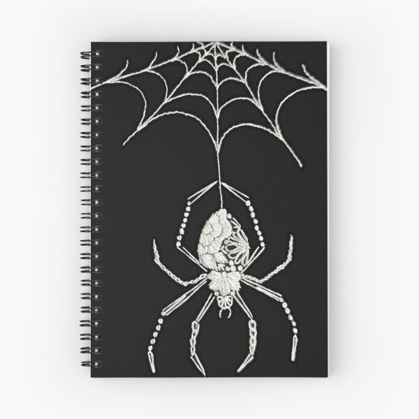 Item preview, spider embroidery designed and sold by Scribbles Aboo.