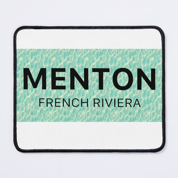 Item preview, Menton French Riviera on water background designed and sold by DavidMay.
